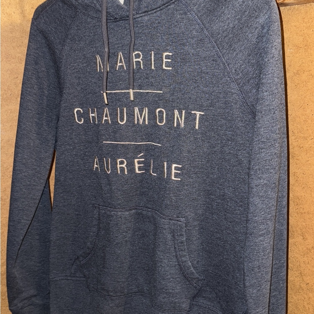 Blue Graphic Hoodie